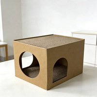 Lit pour chat, jouet pour chat, jouets d'entretenissement anti-chute de poils, fournitures pour animaux de compagnie, griffoir en carton pour chat, griffoir pour chat
