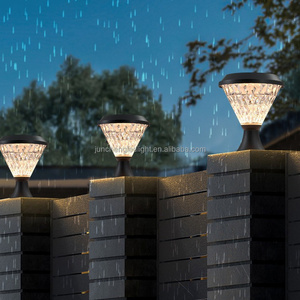 Lampada <span class=keywords><strong>solare</strong></span> giardino giardino RGB lampada da parete LED pilastro giardino faro impermeabile con telecomando - Product Image 4