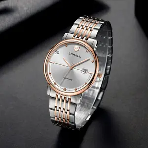 Tophill Brand Wholesale Fashion Classic Simple Mens Wrist Watch Luxury Agency Distribution Quartz Watches For Men