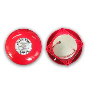 Sistema de alarma contra incendios convencional detección de incendios 6 pulgadas DC24V Campana de alarma contra incendios