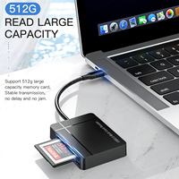 Lector de Tarjetas Todo en Uno SD, TF, CF, MS, XD, M2 USB 3.0 5Gbps, Mini Lector de Tarjetas de Memoria OTG