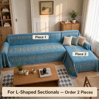 Housse de canapé en chenille florale Deisy Dee, lavable en machine, antidérapante, douce, anti-rayures, pour canapé sectionnel à 3 coussins, pour animaux de compagnie et enfants