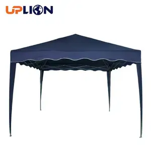 Tenda Kanopi Popup Baja Berkualitas untuk Taman Luar Ruangan Gazebo Lipat Kain Tahan Lama Iklan Bingkai Baja