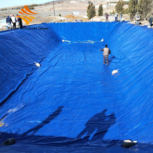 Lona de PVC Industrial de 0.4mm, Resistente a la Abrasión, 500GSM, Peso Medio, para Estanques de Peces, Piscinas, Impermeable, Recubierta, Lisa - Product Image 4