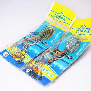 Dispositivo de cebo para pesca en estanques, plomada de fondo, montura europea para carpa, jaula de cebo, anzuelo explosivo, montura multianzuelo con plomada - Product Image 3