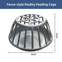 Mangeoire à poulet pour animaux de compagnie sans déchets sans déversement ni gâchis Mangeoire à volaille et abreuvoir 12 trous pour mangeoires à oiseaux pour volailles