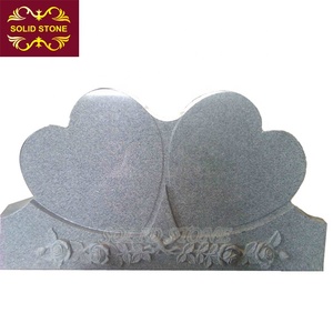 High Quality Fine <strong>Design</strong> <strong>Double</strong> Heart Shaped Granite Headstone Granite <strong>Tombstone</strong> - Product Image 2