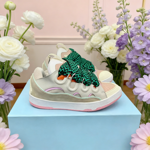 Zapatillas Bread para Hombre, de Cuero Genuino, Estilo Skate, con Cordones Trenzados Coloridos, Calzado Casual de Lujo para Skateboarding - Product Image 3