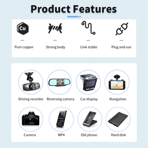 Cáp <span class=keywords><strong>Usb</strong></span> Hai Đầu Nối Trái Phải 90 Độ <span class=keywords><strong>Mini</strong></span> 5 Chân Cho Máy Ghi Hình Lái Xe - Product Image 2