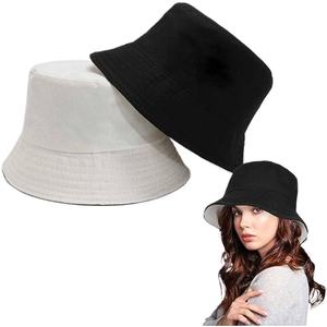 Wholesale Fashion Custom logo Newest Design Custom logo High Quality Wide Brim <b>Bucket</b> <b>Hat</b> Cotton <b>Reversible</b> Fishermen <b>Hat</b> - Product Image 3