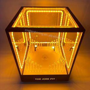 Night Club Hotel Custom Logo VIP <strong>Service</strong> LED Golden Light up Bottle Display Presenter With Rotating Tray for Champagne <strong>Whisky</strong> - Product Image 4