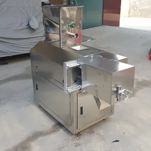 맞춤형 옥수수 퍼프 팝 스낵 식품 압출기 기계 소형 단일 나사 압출기 퍼프 스낵 블레이드가있는 기계 만들기