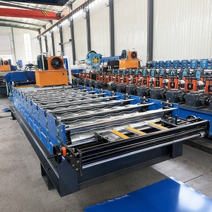 에티오피아 공장 도매 1035 타일 지붕 시트 롤 성형 기계 - Product Image 5