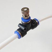 Système de brumisation à basse pression 6 mm pour désinfection, refroidissement et humidification, avec buse atomisatrice à trous de 0,1 à 0,8 mm