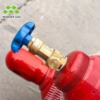 L'oxygène rechargeable haute pression/azote/Argon/CO2/acétylène/hélium/hydrogène/bouteilles de gaz de mélange pour le marché nord-américain