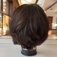 Perruque courte bob noire naturelle 13x4 avec dentelle frontale, 100% cheveux humains vierges brésiliens, pré-épilée, sans colle, pour femme