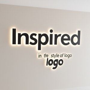 Insegna 3D di Eccellente Qualità, Macchina per Insegne LED, Insegna Illuminata a LED, Lettere in Acciaio Inox, Logo in Acrilico Retroilluminato per Esterni - Product Image 1