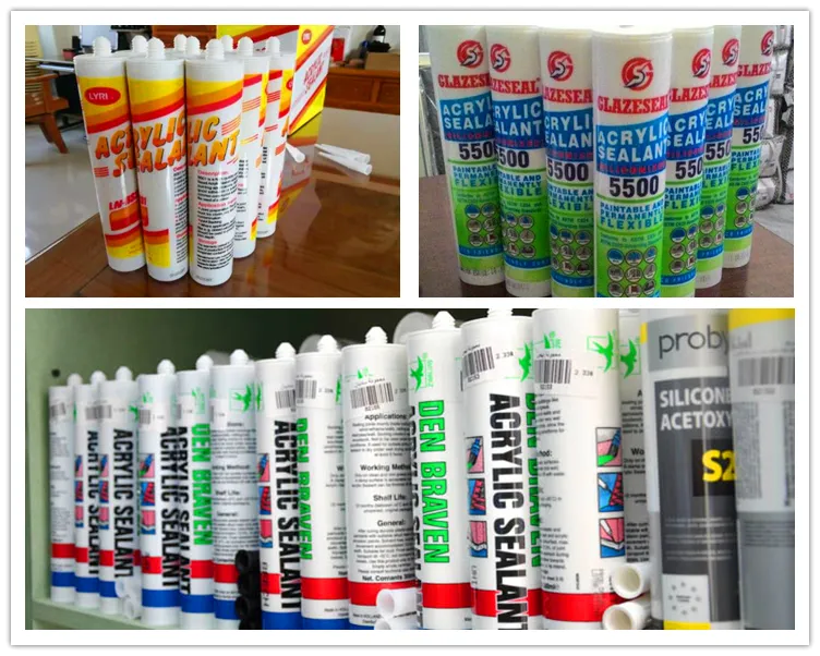 Factory Price Paintable Weatherproof Modified Anti-crack Waterproof Acrylic Silicone Rain Proof Caulk Caulking Sealant