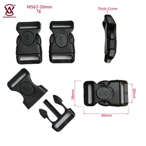 OEM Heavy Duty Pom Safety Breakaway 20mm Hebilla <span class=keywords><strong>de</strong></span> Liberación lateral <span class=keywords><strong>de</strong></span> plástico con bloqueo para collar <span class=keywords><strong>de</strong></span> arnés <span class=keywords><strong>de</strong></span> perro - Product Image 1