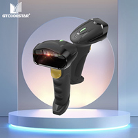 GTCODESTAR Escáner de código de barras inalámbrico 2D de mano 1D Lector de código QR Pistola de escaneo de código de barras con cable 2,4G Lector de código de barras para supermercado