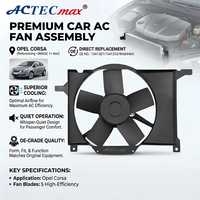 OE 1341307 1341253 90469469 12V 24V pièces automobiles ventilateur de radiateur électrique AC.117.164 ventilateur de condenseur de refroidissement de moteur de voiture pour OPEL CORSA