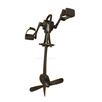 Système de propulsion à pédale en métal pour kayak, planche de surf, bateau de pêche, accessoire extérieur portable certifié CE, noir