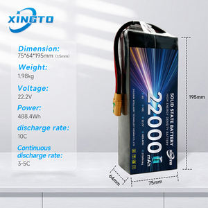 Новая технология перезаряжаемый БПЛА твердотельный Lipo 6S 12S 14S 17500 24000 29000 32000 мАч Дрон аккумулятор настраиваемый - Product Image 2