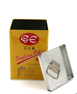 Thực phẩm cấp 3.5x3.5x5 inch kim loại <span class=keywords><strong>tin</strong></span> có thể với xử lý-CONTAINER kín cho nông nghiệp dầu đậu nành lưu trữ - Product Image 4