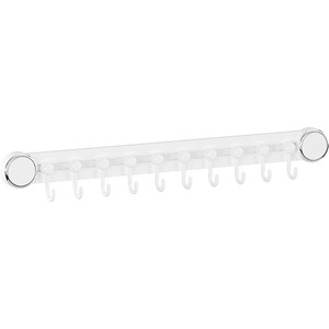 Suction Cup Kitchen <b>Hooks</b> Wall Mounted Storage Rack Punch Free Rectangle Shape For Utensils And Cutting Board Holder - Product Image 5