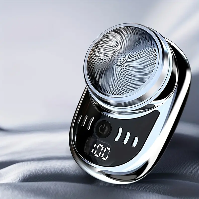 Pocket Size Mini Electric Shaver for Men Wet Dry Beard Razor with USB Portable Shaver for Body and Underarm
