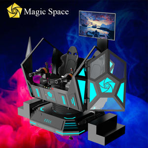 9D Dinosaur Paradise <span class=keywords><strong>VR</strong></span> Gatling Simulator Machine de jeu d'arcade d'intérieur avec verre et métal pour un usage professionnel - Product Image 3