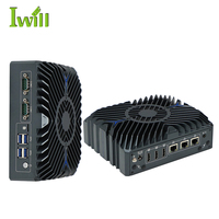 Mini PC de escritorio de alta calidad 12th Gen Core I7 2COM 3HD Mini computadora industrial para Win10 11 Linux