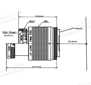 מצלמת UV אנלוגית רגישה הדמיה מדויקת מקצועית אמינה העברת נתונים USB3.0 בנייה תעשייתית עמידה - Product Image 6