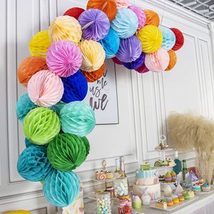 Decoraciones <span class=keywords><strong>de</strong></span> <span class=keywords><strong>Panal</strong></span> <span class=keywords><strong>de</strong></span> Papel Personalizadas, Decoración para Bodas y Cumpleaños, Decoración <span class=keywords><strong>de</strong></span> Actividades <span class=keywords><strong>de</strong></span> 8 cm, <span class=keywords><strong>Bola</strong></span> <span class=keywords><strong>de</strong></span> <span class=keywords><strong>Panal</strong></span> <span class=keywords><strong>de</strong></span> Papel - Product Image 2