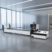 Mesin Pemotong Tabung Laser Serat Hoysook, Pemotong Daya Tinggi untuk Tabung Pipa Logam Stainless Steel