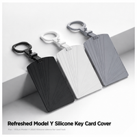 Cache-carte en gel de silicone pour Tesla Model Y/YL 2025 (version améliorée) – Accessoire intérieur style minimaliste