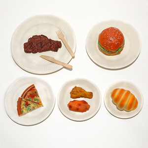 Al por mayor desechables biodegradables cocina <span class=keywords><strong>restaurante</strong></span> <span class=keywords><strong>bagazo</strong></span> de caña vajilla bandeja de comida - Product Image 3