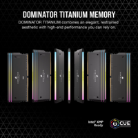 DOMINATOR Titanium RGB 64G/32 DDR5 DRAM 6000/6400/6600/7200MTs Support EXPO XMP Mémoire RAM pour PC de bureau gaming