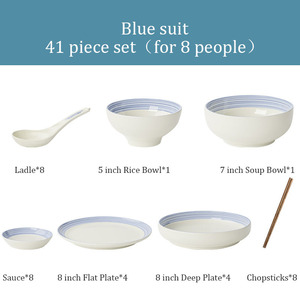 Modern Luxury European-Style Ceramic Tableware Hotel Restaurant Grade Disposable Sustainable Cutlery <b>Set</b> <b>for</b> Home Kitchenware - Product Image 6