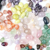 Vente en gros 100/200/500g sac de pierres de guérison en cristal naturel pierre de palmier dégringolée cristal artisanat pierre de gravier pour la décoration