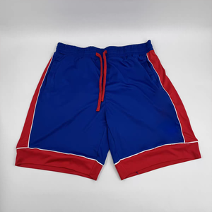 Shorts de sport décontractés en coton pour hommes, style rétro, avec logo brodé personnalisé, en molleton français, pour le football et le basketball - Product Image 4