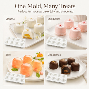 <span class=keywords><strong>Moule</strong></span> en <span class=keywords><strong>Silicone</strong></span> 3D Pomme à Cavités pour Pâtisserie, Gâteaux, Biscuits, Mousses, Fondants, Chocolats et Recettes Fruitées - Product Image 4