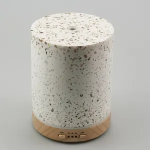 Fabrik Großhandel Terrazzo Holz Aroma Diffusor Stein Diffusor Ultraschall Terrazzo ätherisches Öl Diffusor