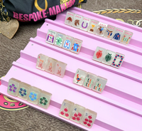 Tuiles de Mahjong de Luxe Personnalisées de Haute Qualité en Acrylique Gravé – 160 Tuiles de Mahjong American Pop Divas Année du Cheval