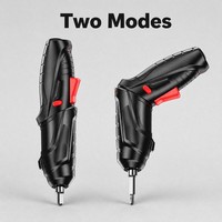 Tournevis électrique sans fil pliable 2 en 1, kit de tournevis électrique avec lumière LED, tige flexible et boîte à outils pour usage domestique