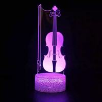 Lampe à illusion 3D LED personnalisée, décoration de chambre pour enfants, lampe de nuit LED 3D en acrylique avec batterie USB, lampe de table LED 3D, lumières 3D pour enfants, cadeau