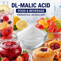 Acide malique en gros, qualité alimentaire, DL-acide malique, poudre d'acide malique pure à 99%