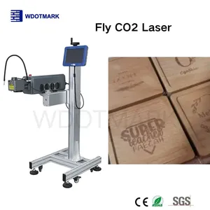 Máquina de Codificación Láser de CO2 de Alta Velocidad Wdotmark para Códigos de Lote y Marcas QR en Botellas de Plástico, Bolsas de Cartón y Cajas de Madera - Product Image 1