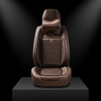 Housses de siège auto universelles style sport, personnalisables, en cuir élégant, durables, résistantes aux taches, entièrement couvrantes, toutes saisons