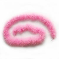 2m 25g Mini Boas de Plumas de Pavo Decorativas para Bodas y Fiestas